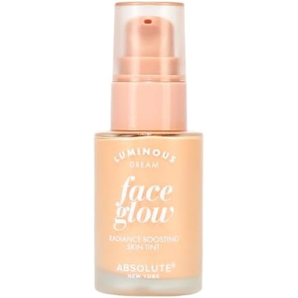 Absolute New York Luminous Dream Glow Tint front view bottle showing the 03 Rosy Glow shade packaging.