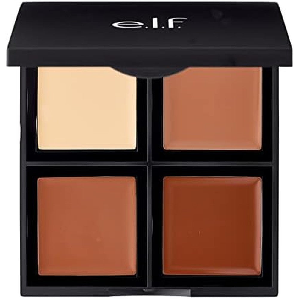 E.l.f. Cream Contour Palette front view showing four sculpting and highlighting shades