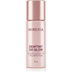 Generic Mirexia DewTint DD Glow front view showing soft pink container and metallic rose-gold cap