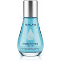 Ferlavi HydroTint DD Moisturizer front view of blue teardrop bottle