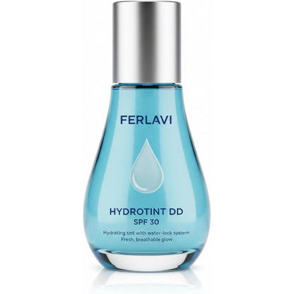 FERLAVI HydroTint DD Moisturizer SPF 30 front view of the premium imported skin tint packaging