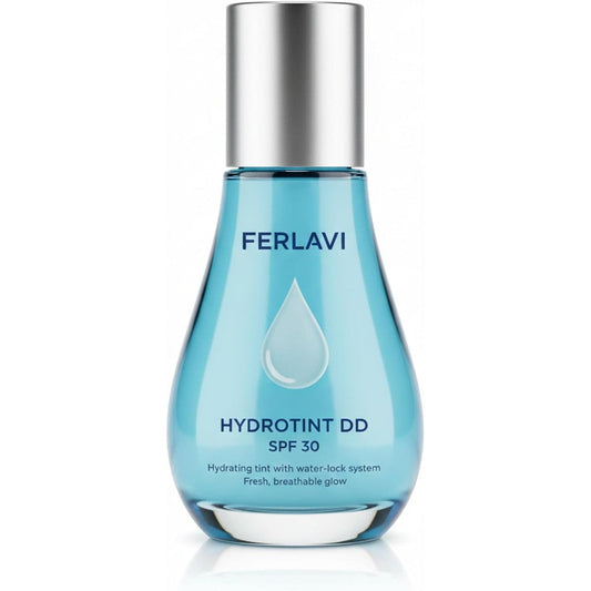 FERLAVI HydroTint DD Moisturizer SPF 30 front view of the premium imported skin tint packaging
