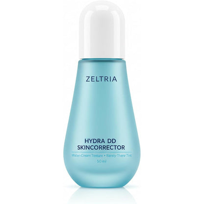 Zeltria HydraDD SkinCorrector front view displaying the fifty milliliters water cream tube container.