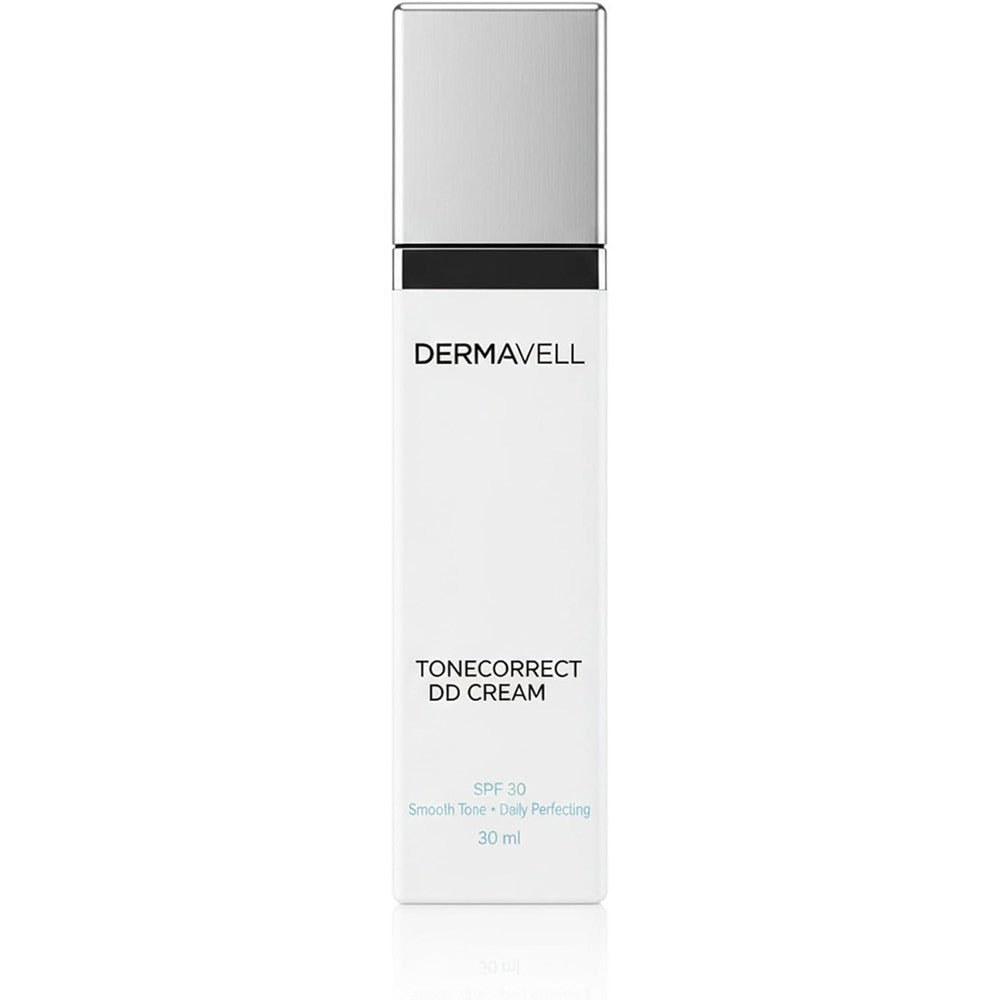 Dermadoctor Dermavell Tonecorrect DD Cream front view bottle with pump dispenser