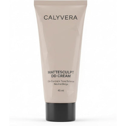 Calyvera MatteSculpt DD Cream 45ml front view showing oil control packaging