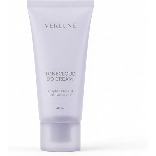 Verlune ToneCloud DD Cream front view of the 40ml tube on a clean background for daily defense skin tint shopping