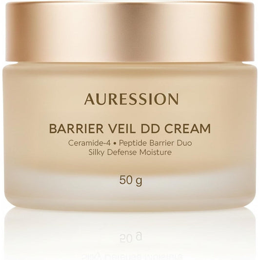 Leaste Auression Barrier Veil Cream front view jar packaging for skin barrier repair
