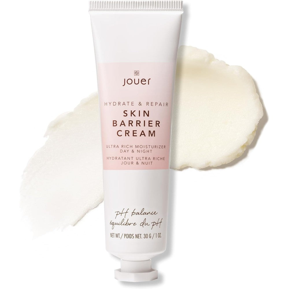 Jouer Hydrate And Repair Skin Barrier Face Cream front view product packaging