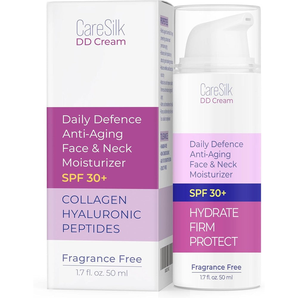 Caresilk DD Cream Face Moisturizer front view bottle packaging