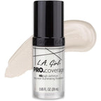 L.A. Girl Pro Coverage Illuminating Liquid Foundation White front view bottle