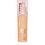 Maybelline Lifter Plump and Glow Foundation liquid bottle front view for radiant skin tone