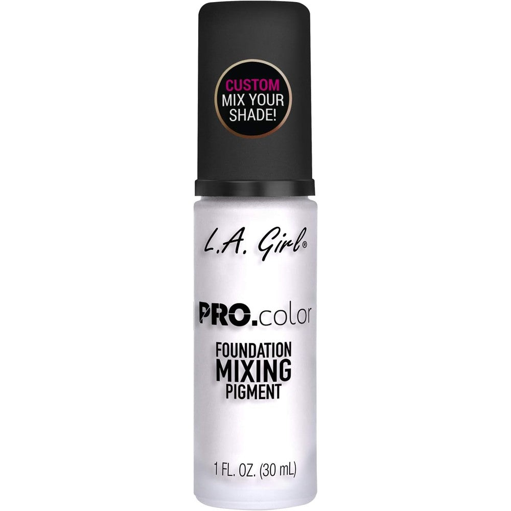L.A. Girl PRO color Foundation Mixing Pigment White GLM711 bottle front view for shade adjusting