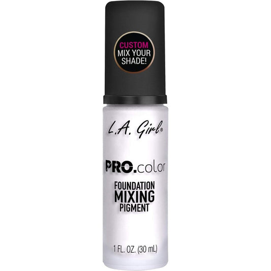 L.A. Girl PRO color Foundation Mixing Pigment White GLM711 bottle front view for shade adjusting