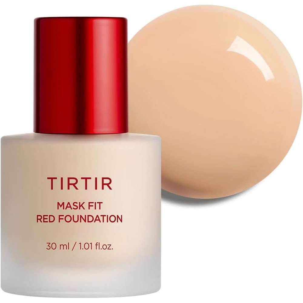 TIRTIR Mask Fit Red Foundation 22N Shell Beige for radiant hydrated skin