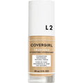 Covergirl TruBlend liquid foundation front view of bottle packaging