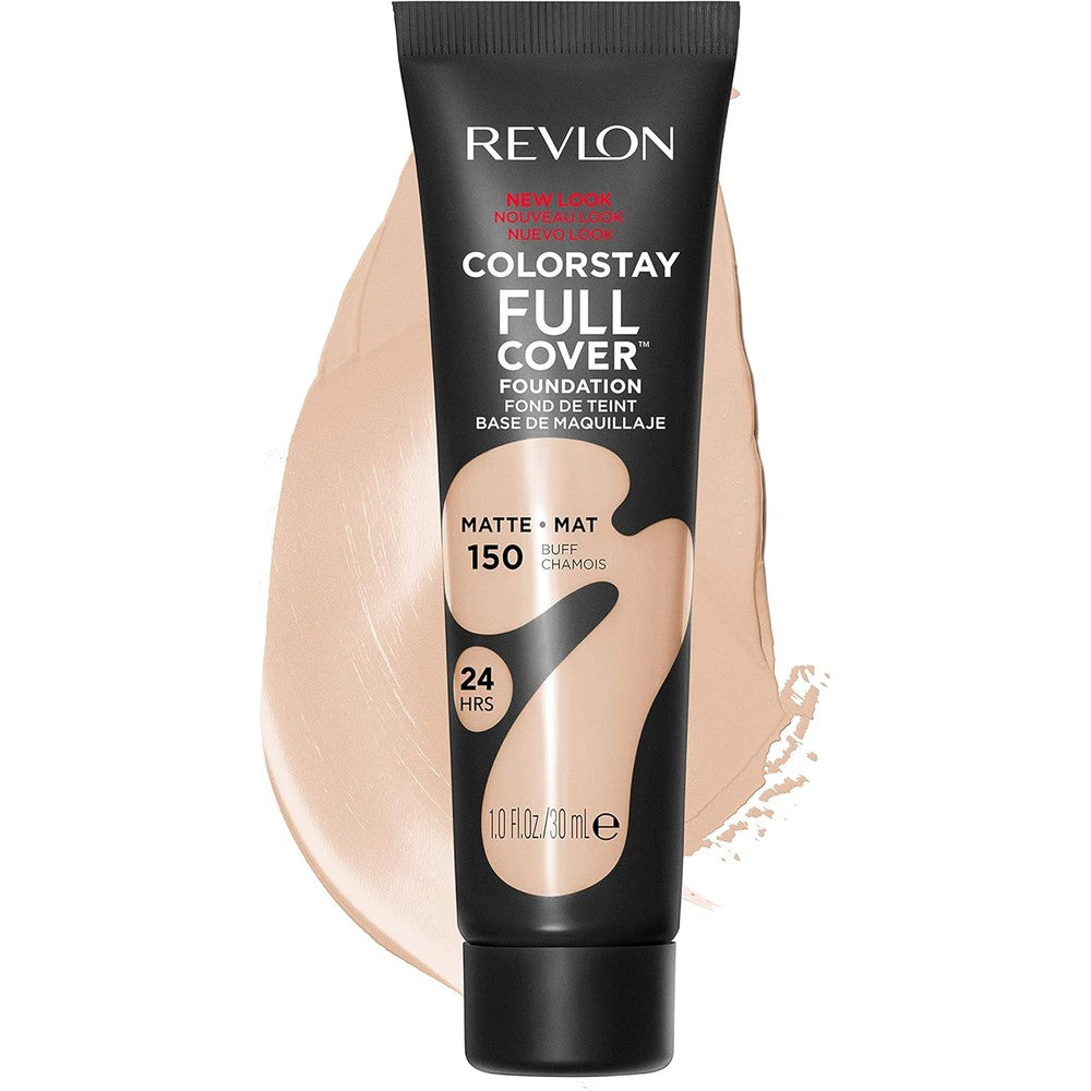 Revlon ColorStay Full Cover Longwear Matte Foundation in Buff front view package