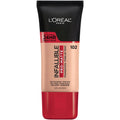 L'Oreal Paris Infallible Pro-Matte Foundation 102 Shell Beige front view makeup bottle