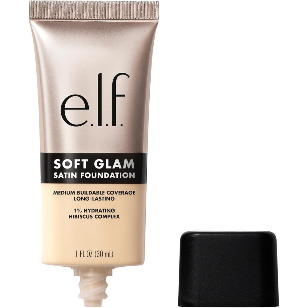 e.l.f. Soft Glam Foundation in shade 12 Fair Warm for a smooth satin finish