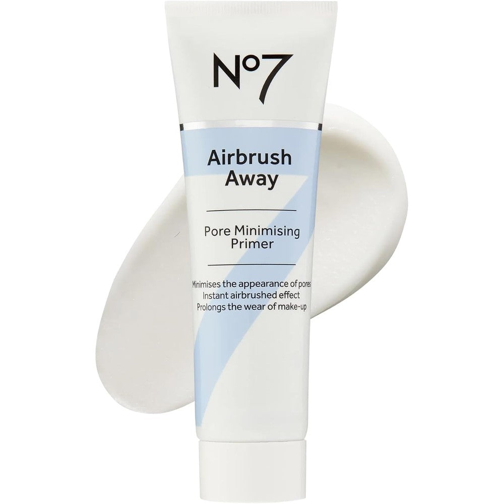 No7 Airbrush Away Pore Minimizing Facial Primer front view matte face primer