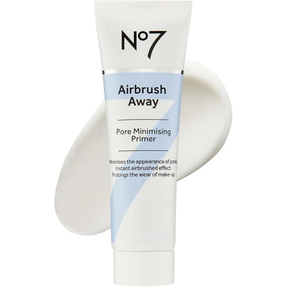No7 Airbrush Away Pore Minimizing Facial Primer tube front view