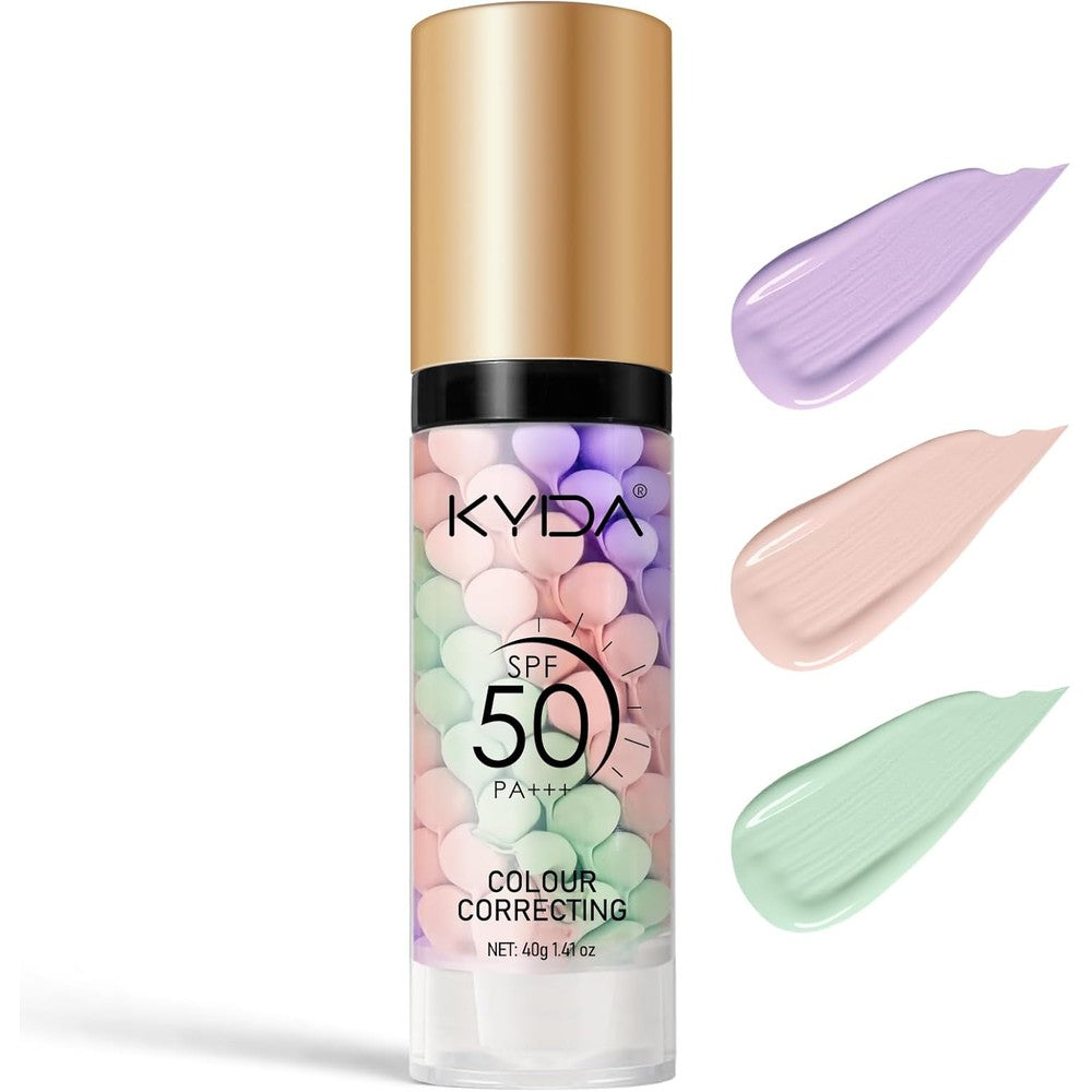 KYDA 3 in 1 color correcting primer front view bottle