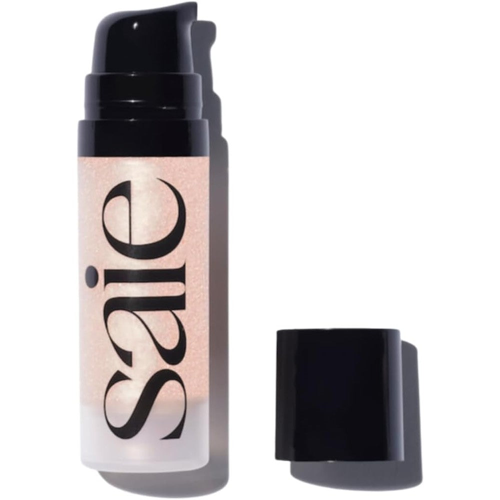 Saie Mini Glowy Super Gel front view in Roseglow packaging