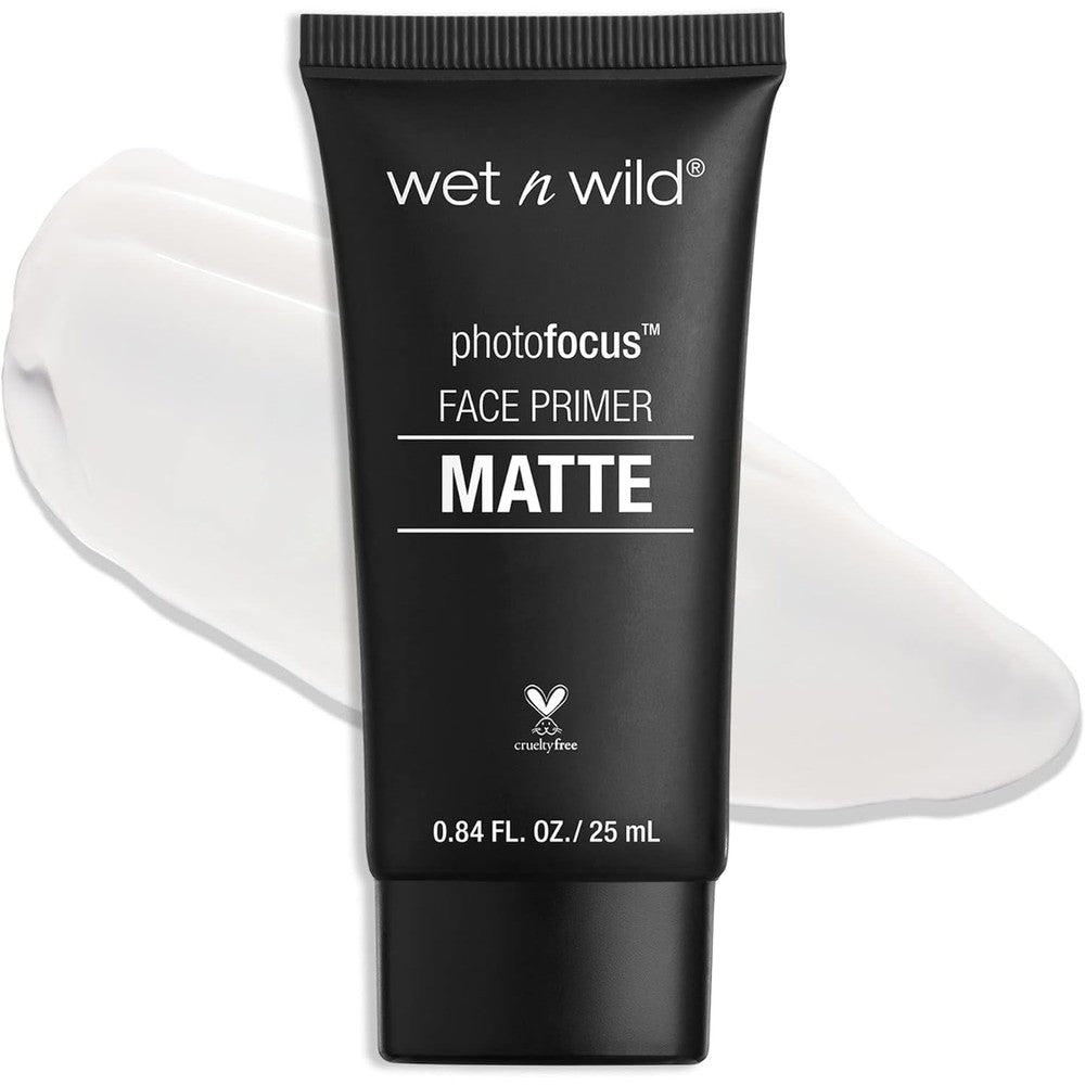 Wet N Wild Photo Focus Matte Face Primer front view tube packaging