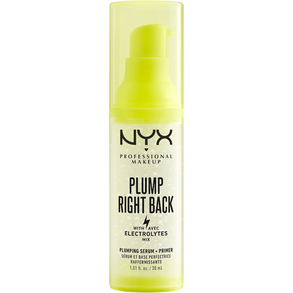 NYX Professional Makeup plumping serum and primer bottle front view
