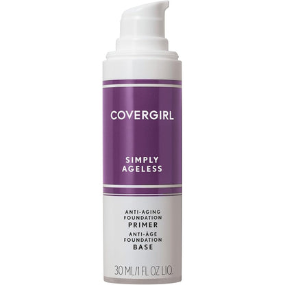 Covergirl Simply Ageless Makeup Primer front view bottle