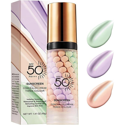 Vienflona 3 in 1 Tri-Color Face Primer front packaging view