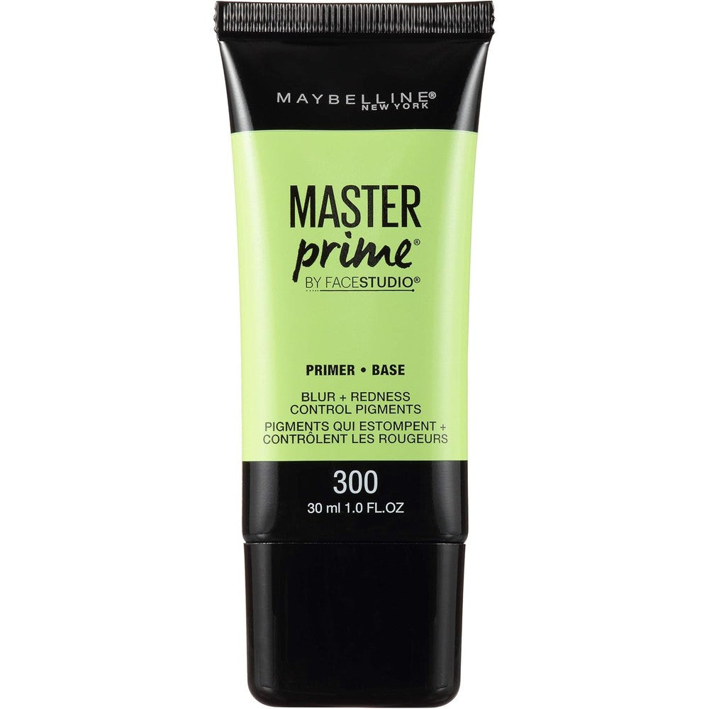 Maybelline Face Studio Master Prime Redness Control tube front view