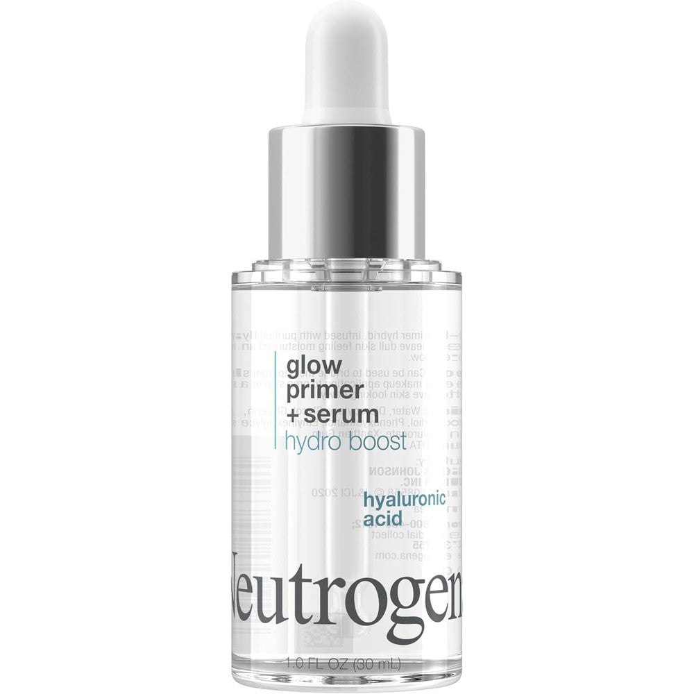 Neutrogena Hydro Boost Glow Booster Primer Serum front view bottle