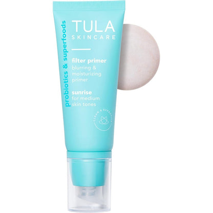 Tula Skin Care Face Filter Blurring and Moisturizing Primer Sunrise front view