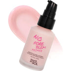 Touch In Sol No Poreblem Primer front view in frosted glass bottle