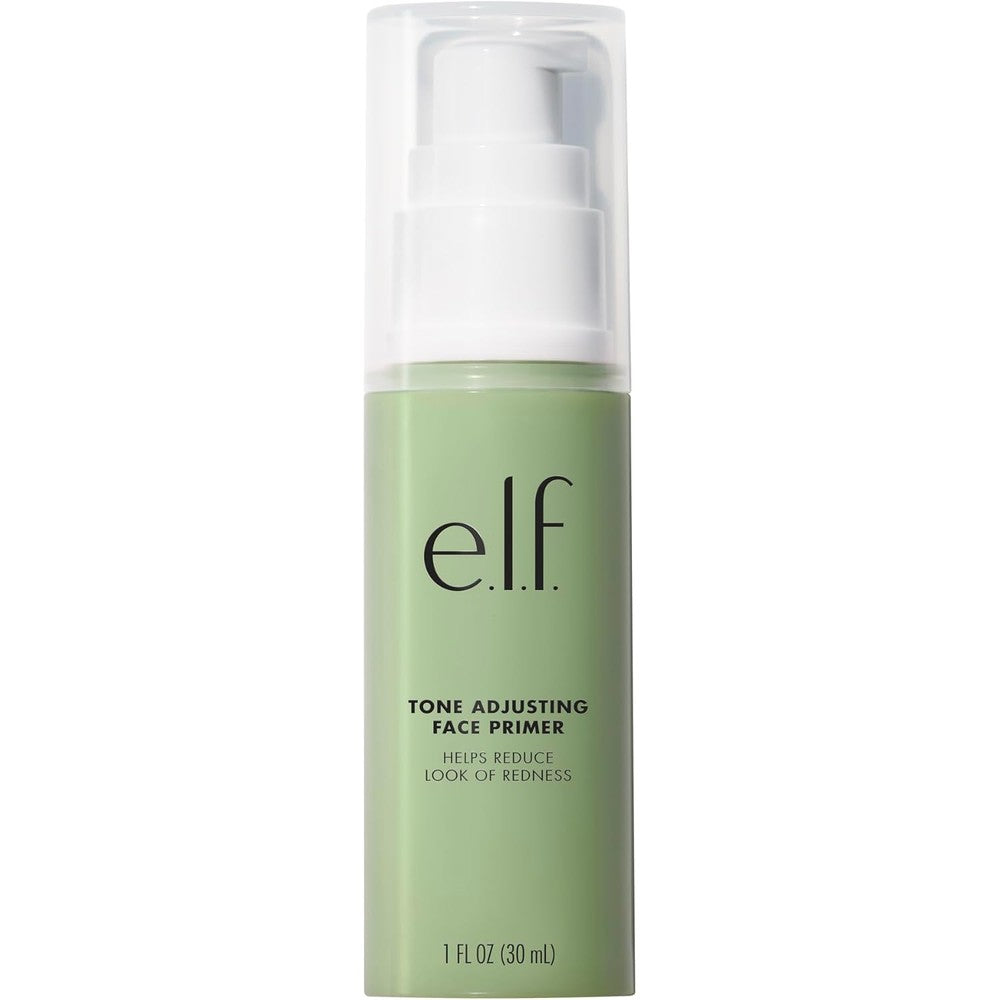 E.l.f. Cosmetics Tone Adjusting Face Primer green bottle front view