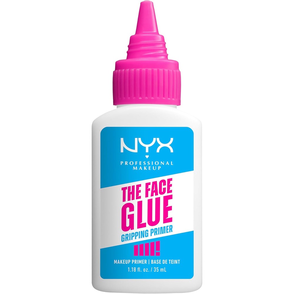 Nyx Professional Makeup The Face Glue Gripping Primer front view product bottle
