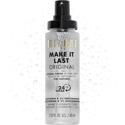 Milani Make It Last Original Natural Finish Setting Spray front view