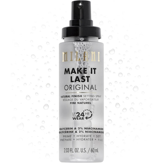Milani Make It Last Original Natural Finish Setting Spray front view