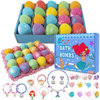 Kims Cosiart mermaid bath bombs front view packaging