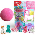 Zimpli Kids Large Unicorn Surprise Bath Bomb front view packaging