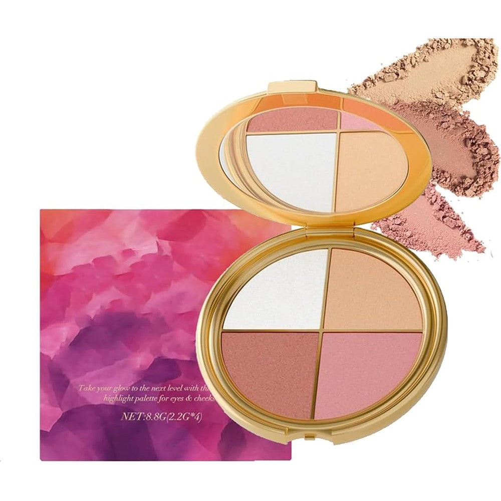 Kshan eye and cheek palette front view makeup kit