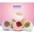 BoboSweeTree luxury bath bombs gift set front view packaging