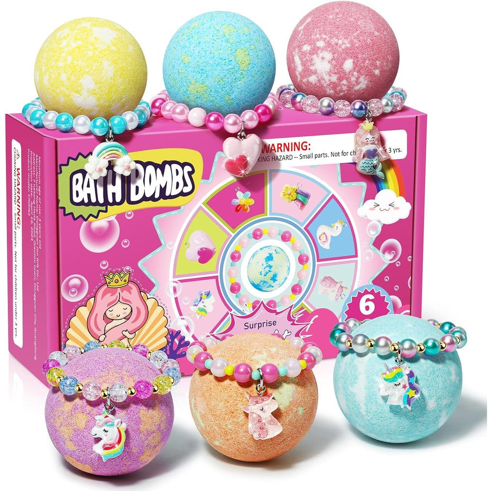 Sanyi unicorn bath bombs front view gift box packaging