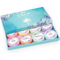 CalmNFiz shower steamers 8 pack gift box front view aromatherapy tablets