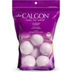 Calgon lavender and honey moisturizing bath fizzies front view pouch