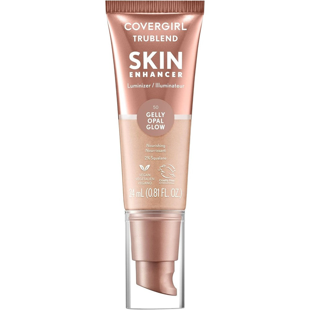 CoverGirl TruBlend Skin Enhancer Gelly Opal Glow Luminizer front view packaging bottle.