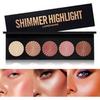Langmanni highlighter powder palette front view packaging