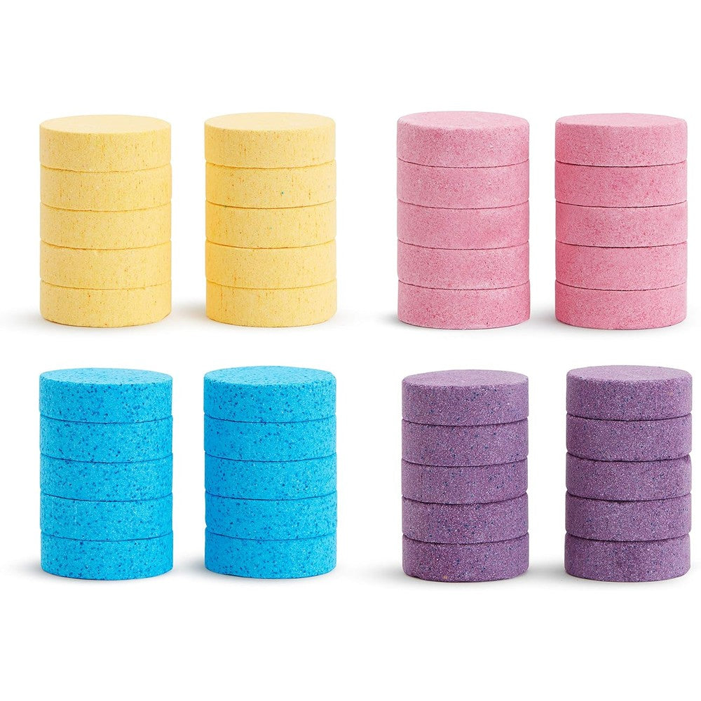 Munchkin Color Buddies bath tablets front view packaging