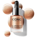 Iconic London Illuminator original liquid highlighter drops front view bottle packaging