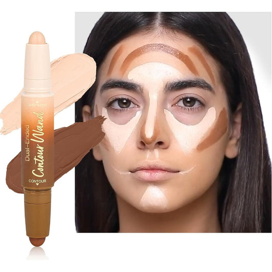 MAAN COSMATIC dual ended contour highlighter stick front view for precise face shaping
